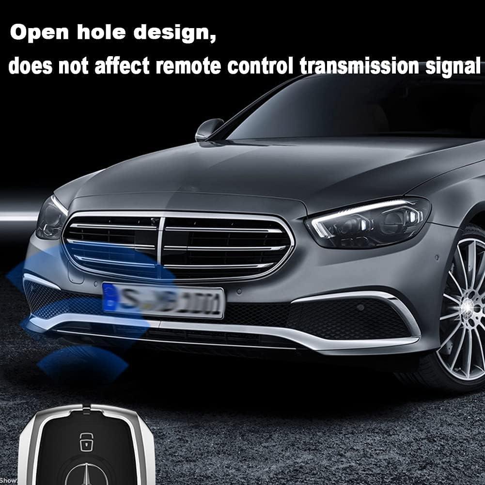 Car Key Shell for Mercedes Benz - Gradient Glass Key Cover for A/C/G/E/S Class