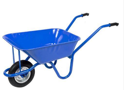 Carrimore General Purpose Wheelbarrow - Blue 80L