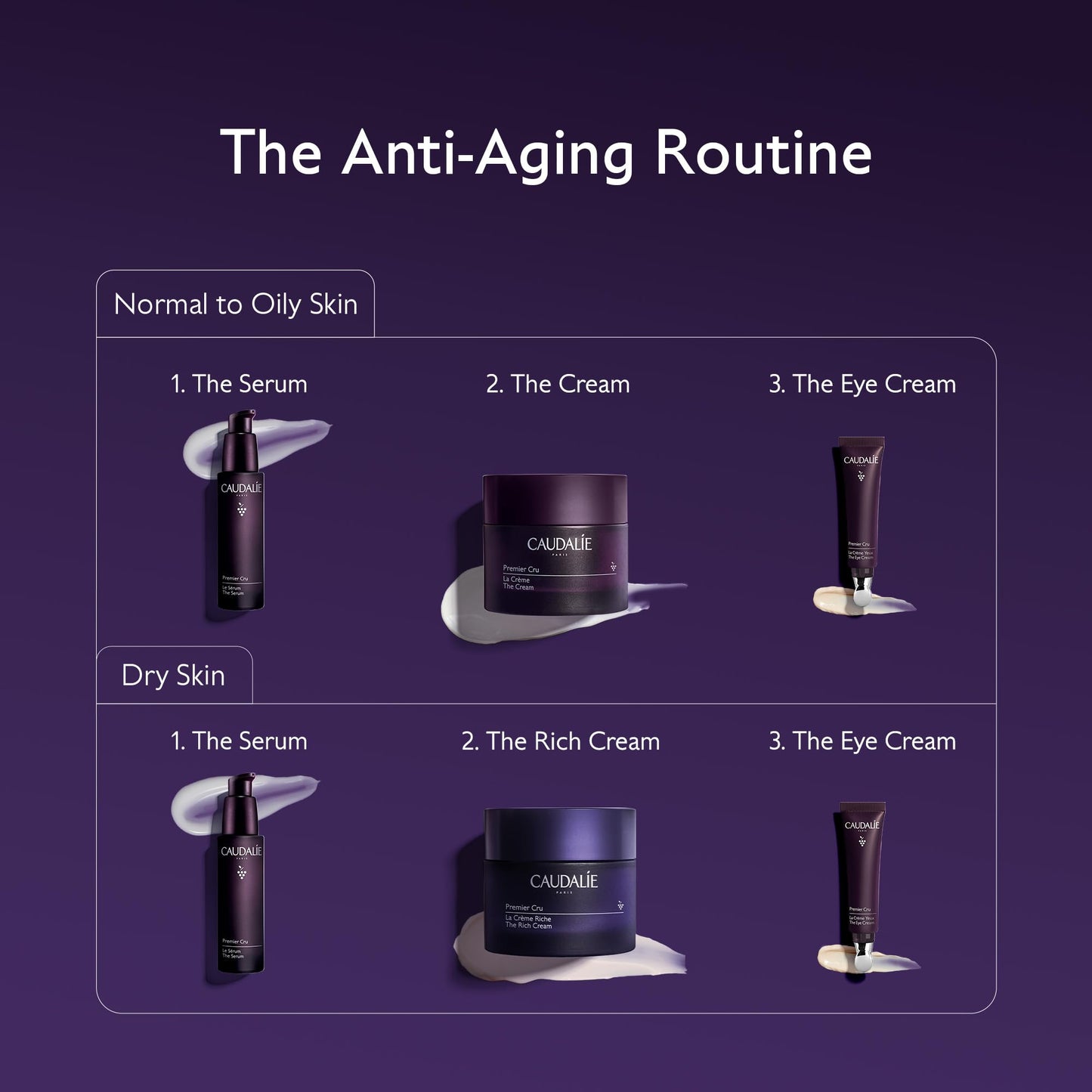 Caudalie Premier Cru Anti-Aging Cream Moisturizer – 50 mL Refillable Jar