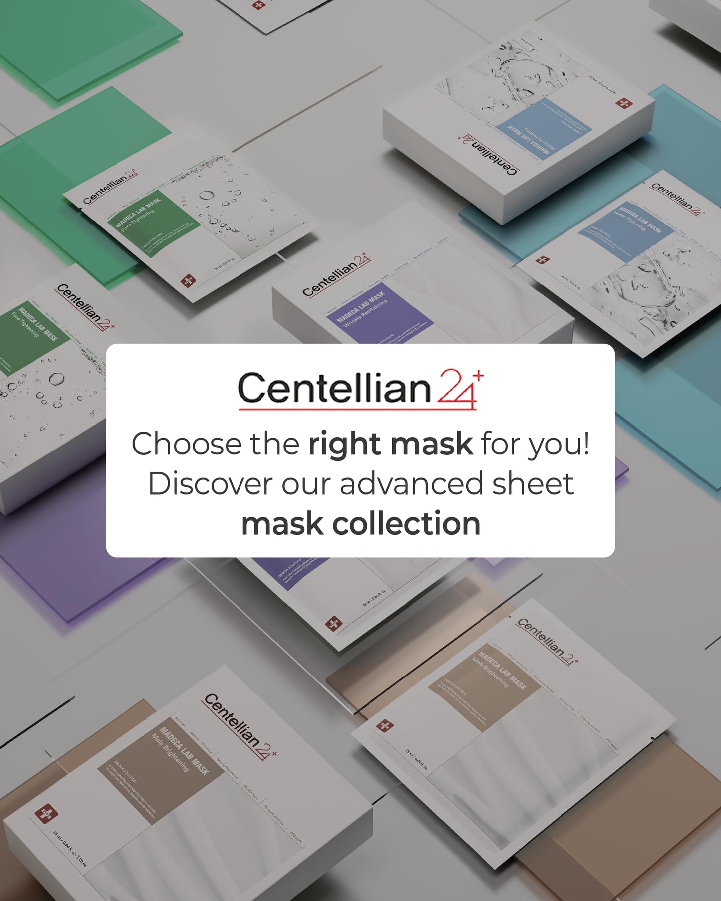 CENTELLIAN 24 Madeca Mask – Ultra Calming Sheet Mask for Sensitive Skin (24pc)