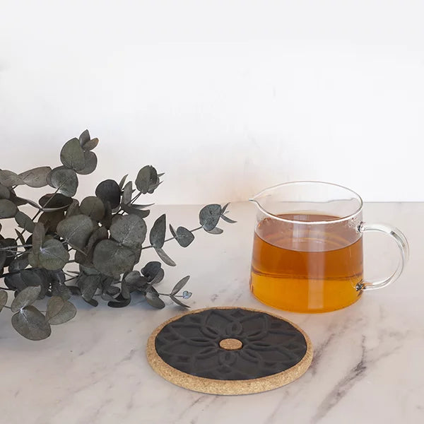 Ceramic Hot Pot Stand Elvira - Black