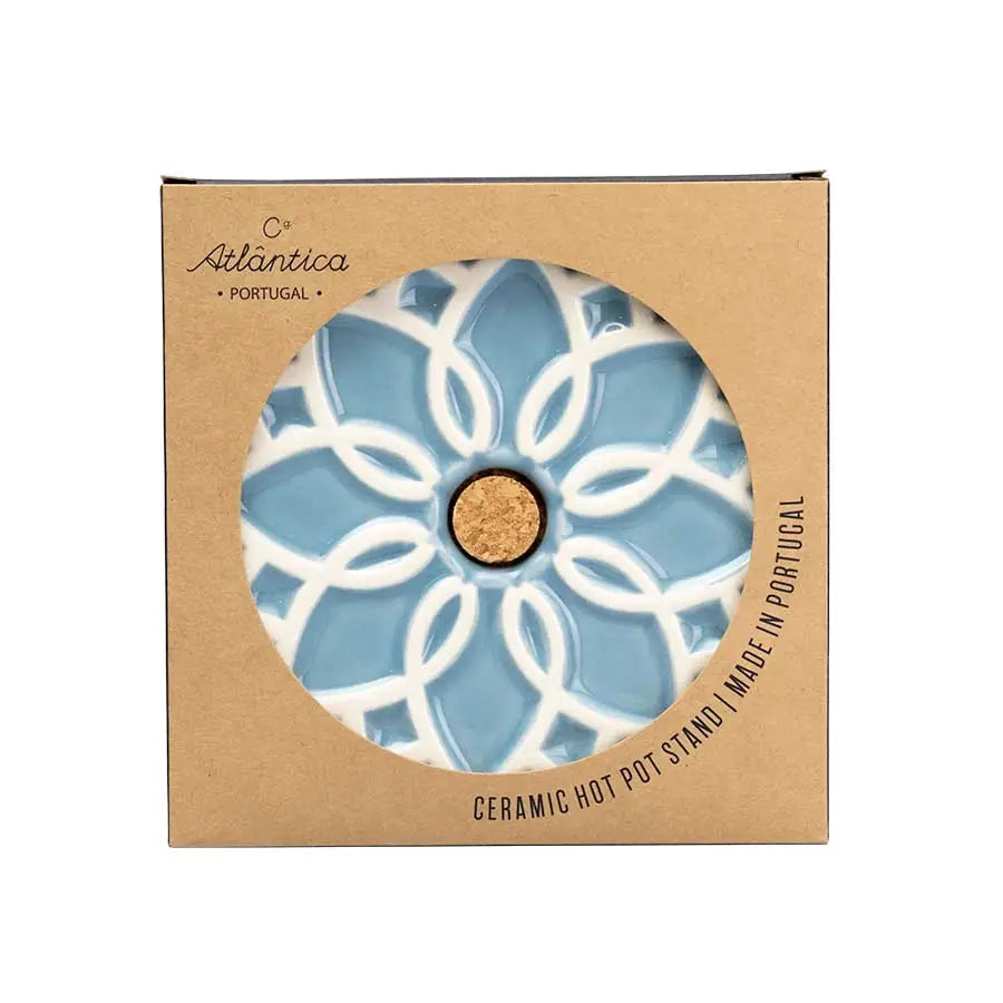 Ceramic Hot Pot Stand Elvira - Blue