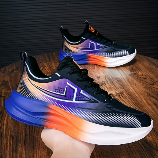 Men's Running Shoes, Lightweight And Slip-Resistant Sports Casual Footwear