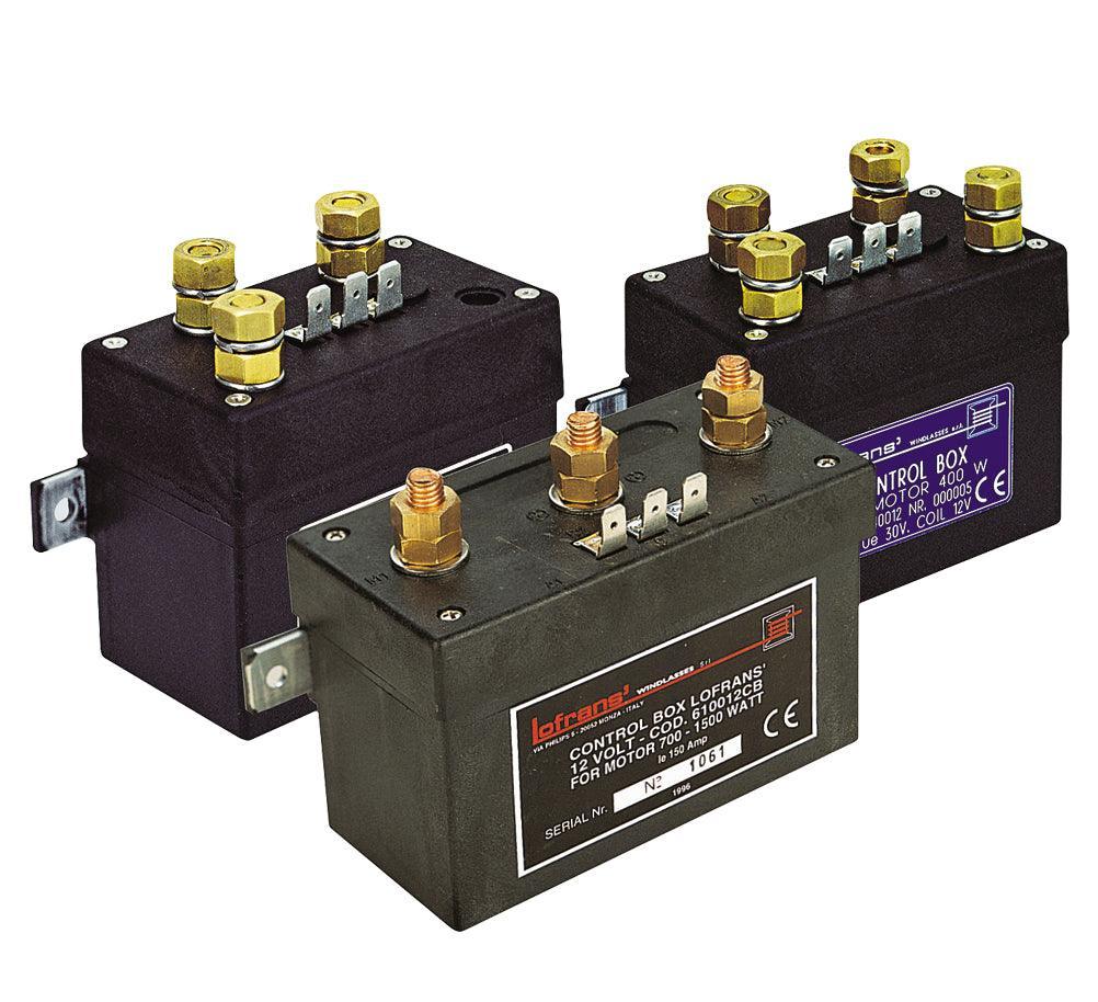 Lofrans 600018 Control Box 3T 12V 0.5-1.7kW Anchor Windlass Solenoid Relay