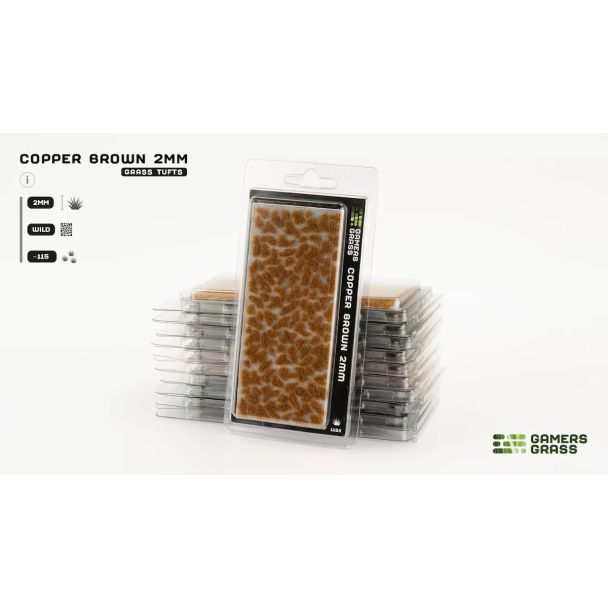 Gamers Grass Copper Brown 2mm
