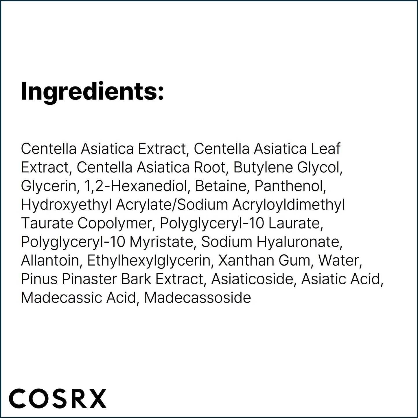 COSRX Pure Fit Cica Serum – 1 fl oz / 30 ml | Soothing Centella Asiatica, Calming & Protective