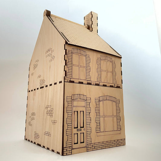 Victorian Terraced House - Flatpack Model Kit