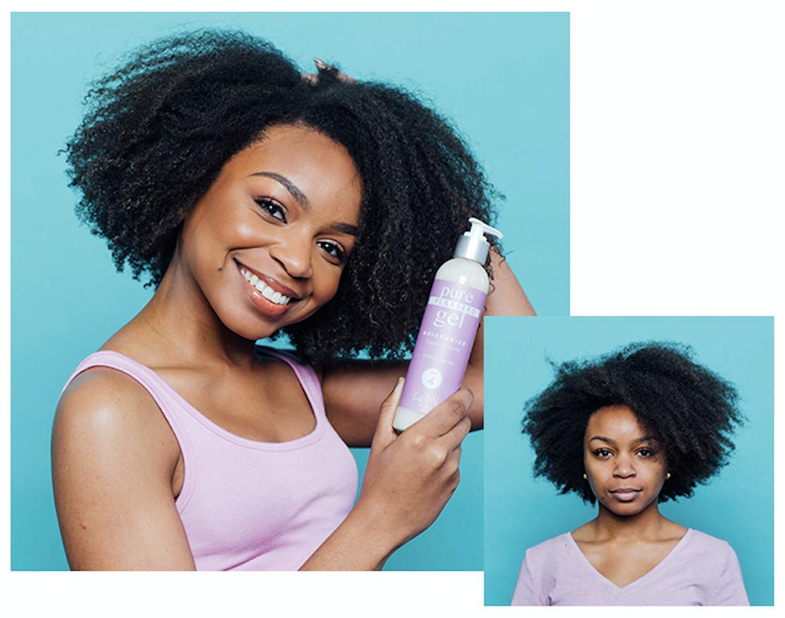 CurlMix Organic Moisturizer for Curly Hair – Avocado & Hempseed Oil, Watermelon, 8 oz – Promotes Hair Growth