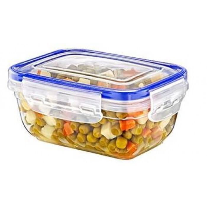 2Pack Clear Plastic Food Storage Containers with Sealing Lids