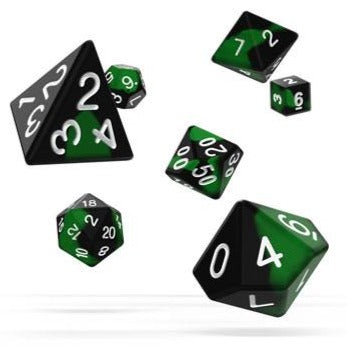 Oakie Doakie Dice RPG Set Glow in the Dark - Biohazard (7)