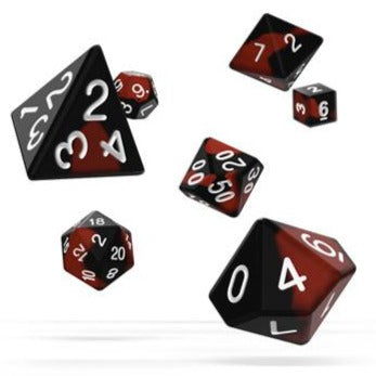 Oakie Doakie Dice RPG Set Glow in the Dark - Lava (7)