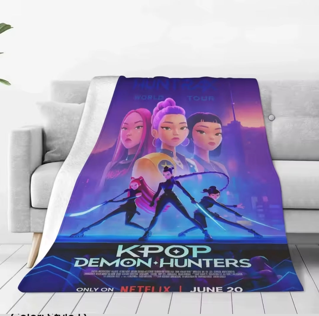 Demon Hunters Extra Large Dog Blanket