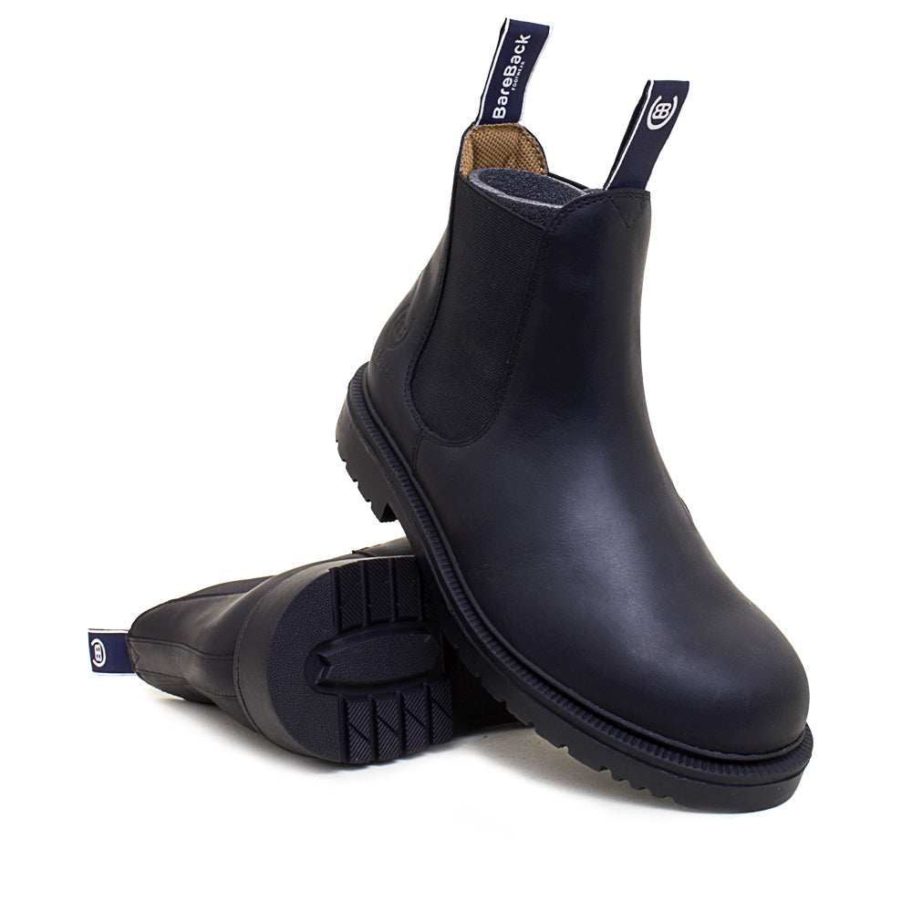 Detroit Steel Toe Cap Work Boots - Black