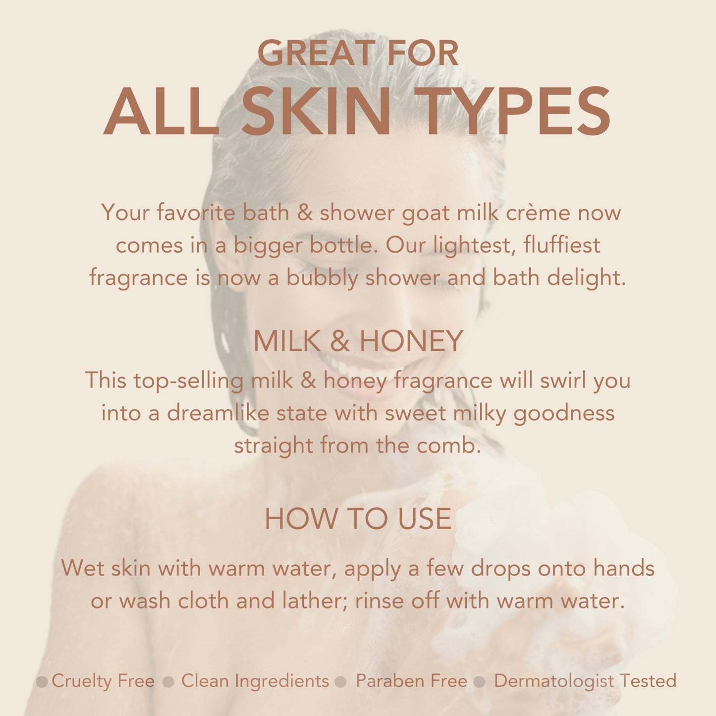 Dionis Goat Milk Bath Soap & Milk & Honey Shower Creme – 14.5oz (Pack of 1)
