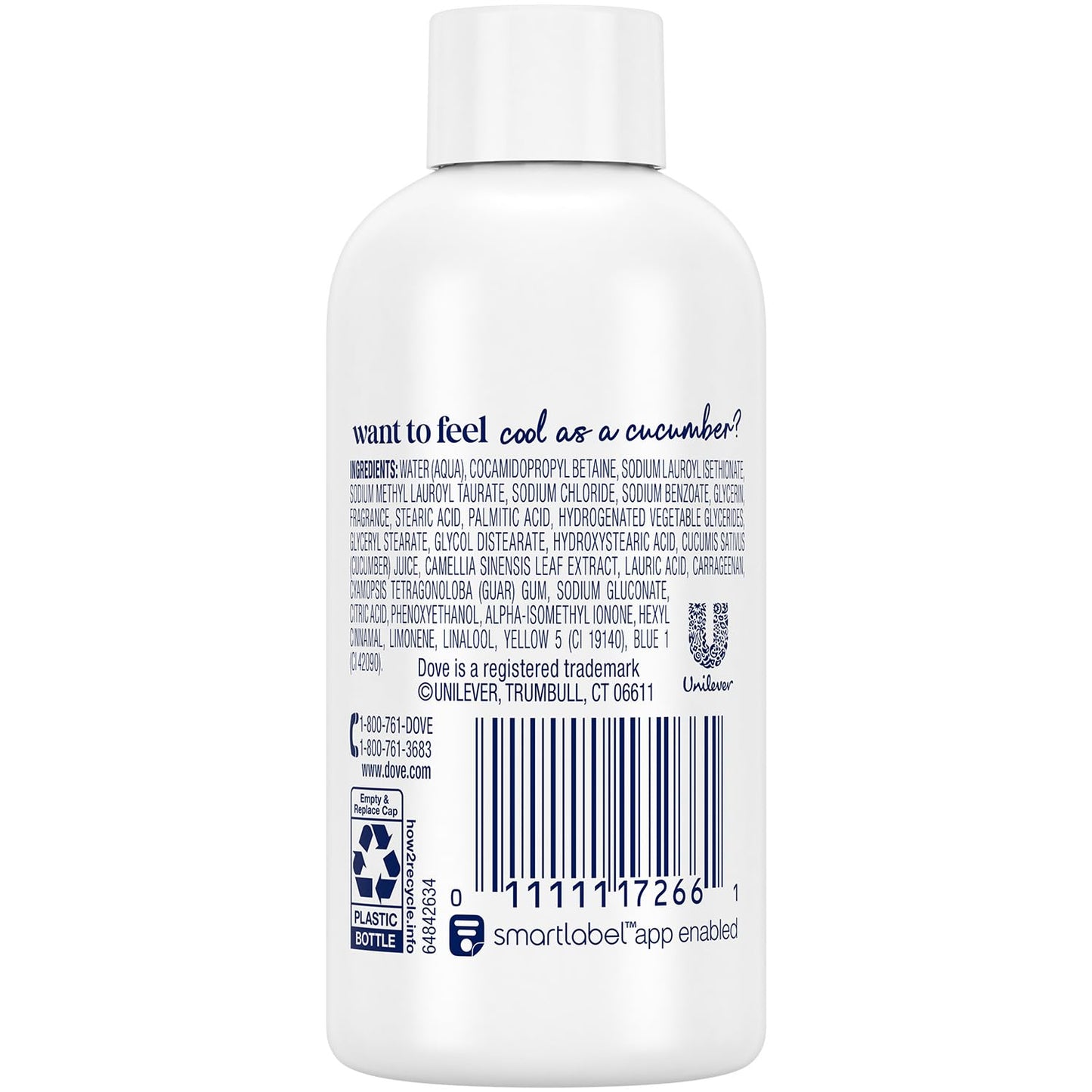 Dove Travel Body Wash Refresh – Cucumber & Green Tea, 3 oz Mini Bottles (24-Pack)