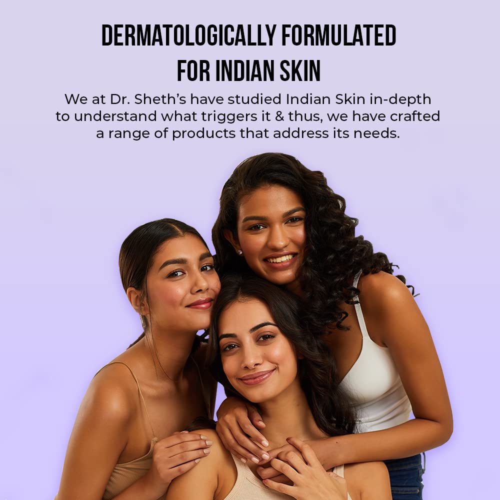 Dr. Sheth's Gulab + 6% Glycolic Acid + 5% Niacinamide Face Serum | Texture & Even Tone | 30ml