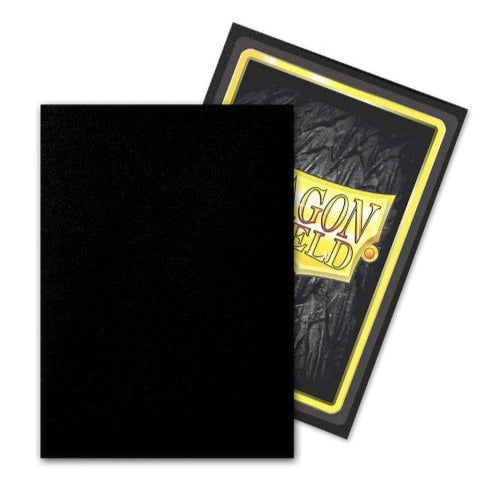 Dragon Shield - Standard Size Outer Sleeves 100pk - Matte Black