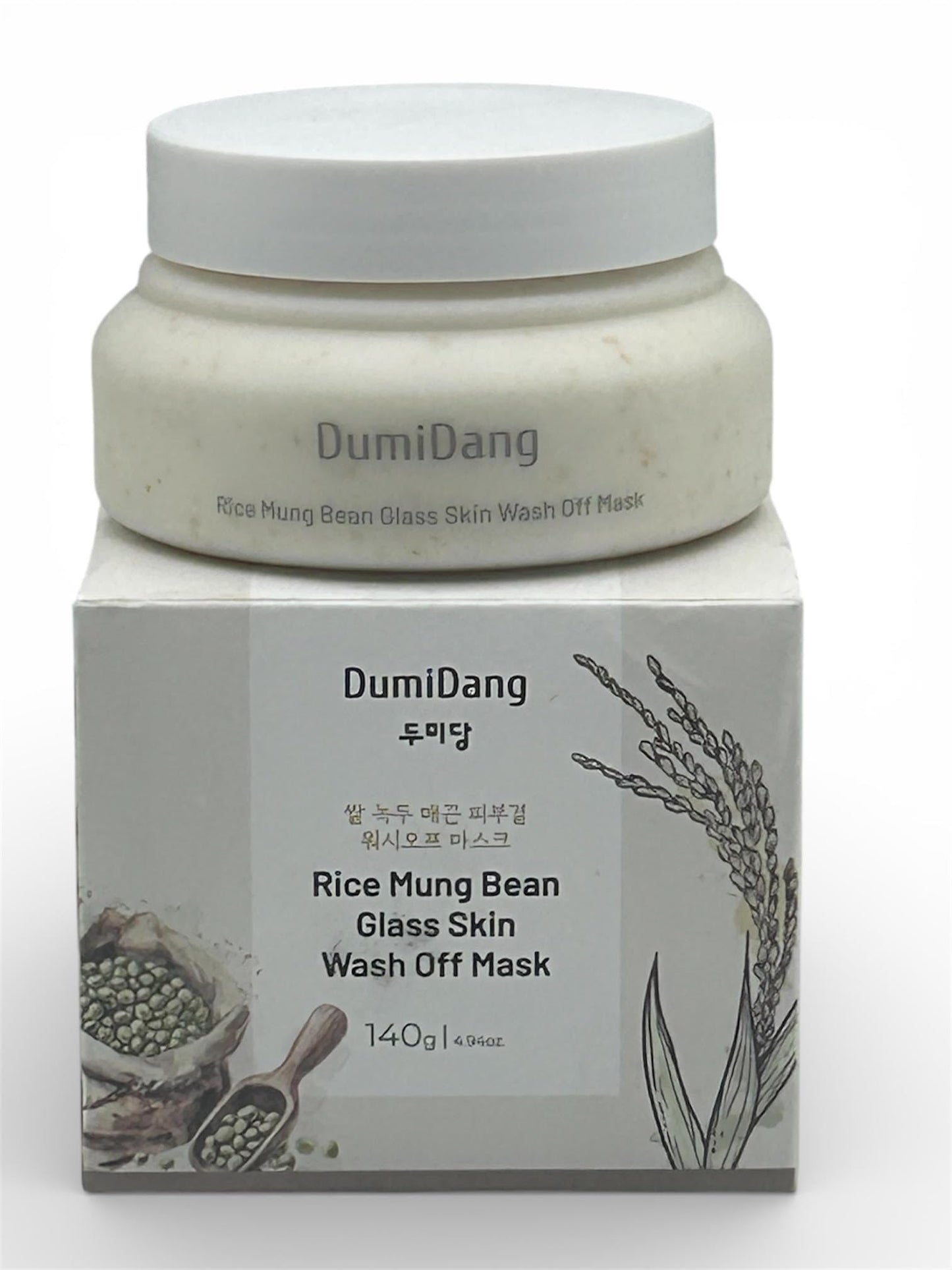 DumiDang Rice Mung Bean Glass Skin Wash Off Mask — 4.94 fl oz