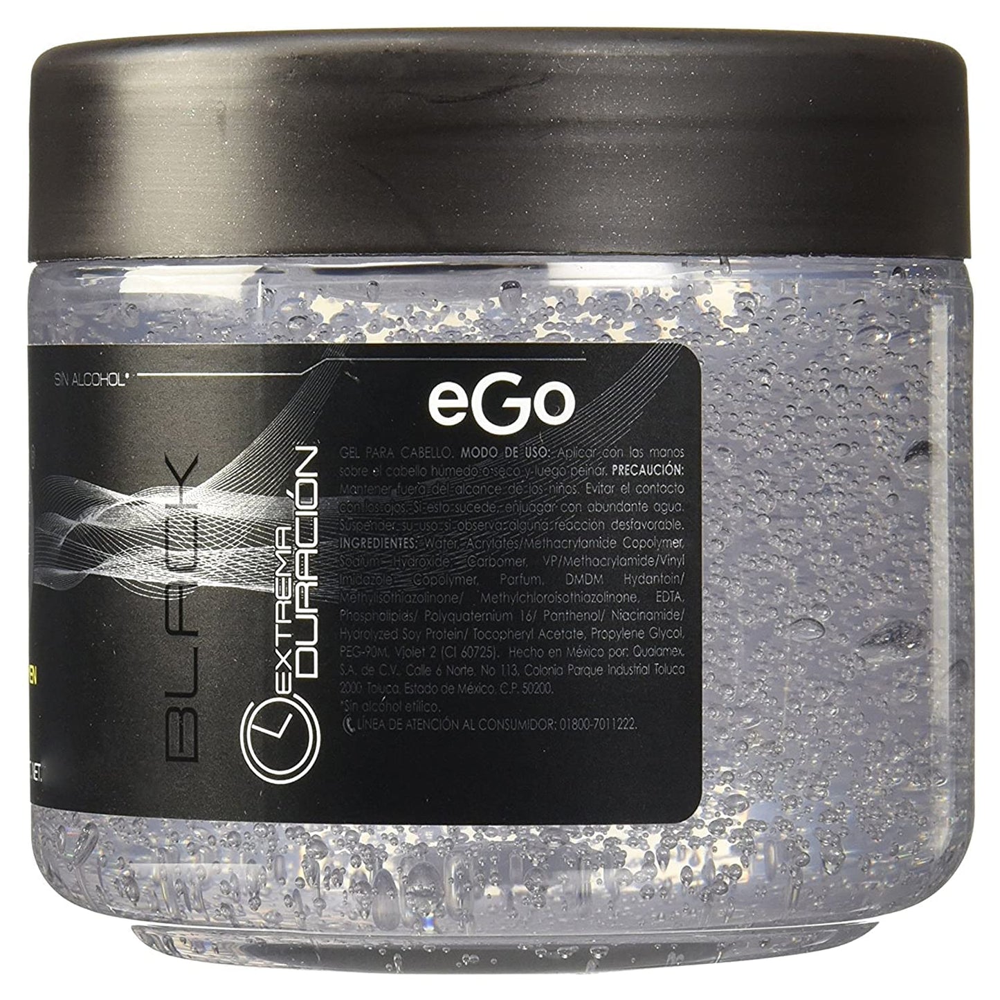EGO Hair Gel for Men Black – Extra Strong Hold 450ml (Pack of 2)