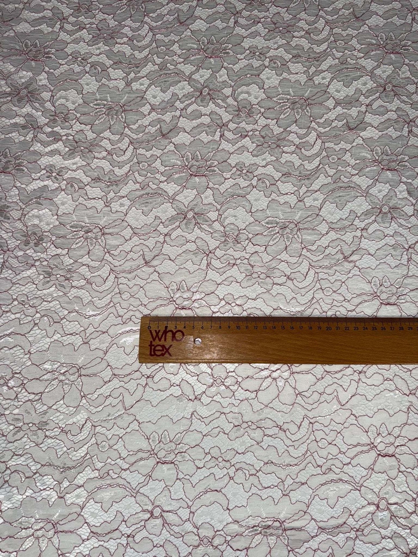 Elegant Lace Embroidered Fabric by the Metre