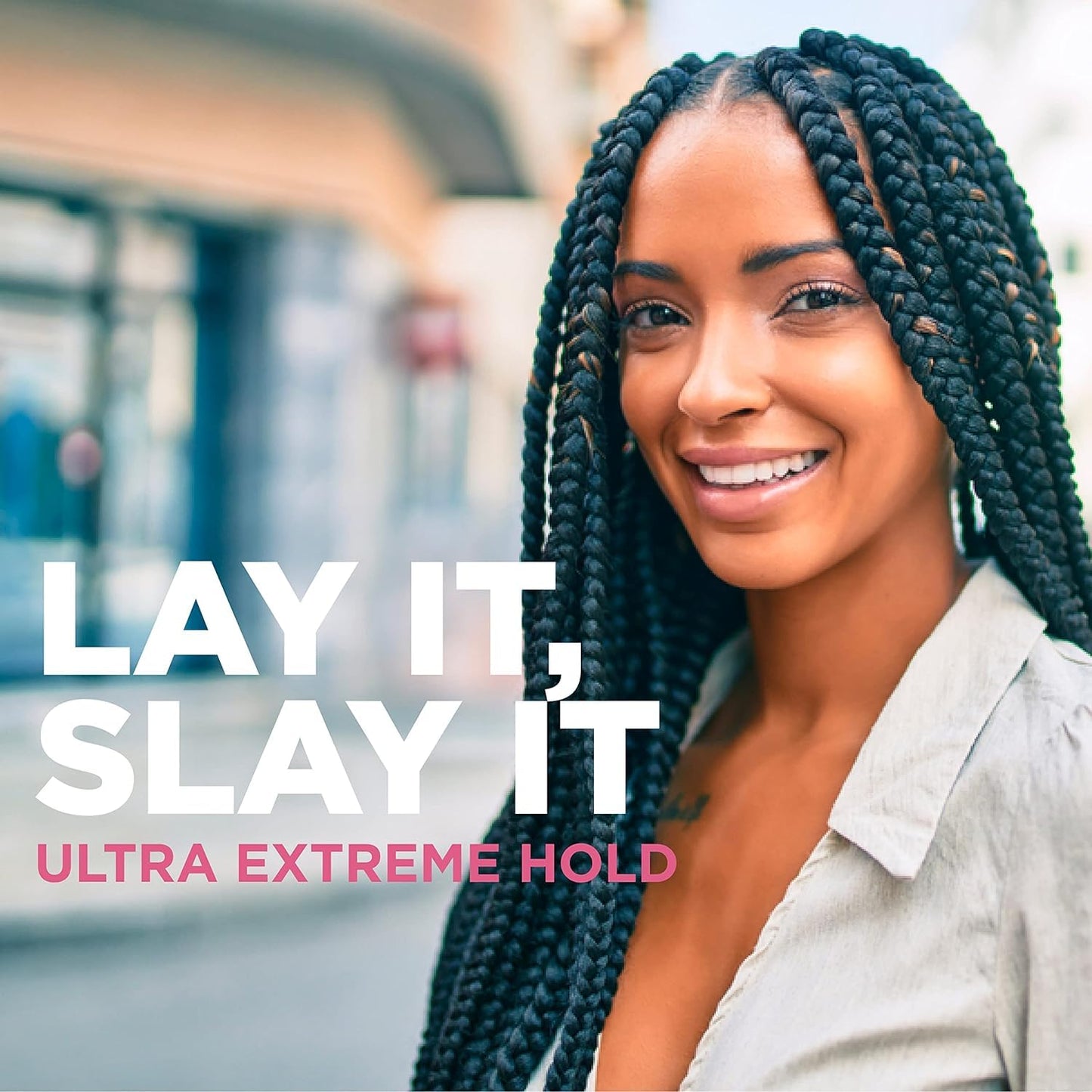 Esha Slick N Slay Braiding Gel – Ultra Hold & Hydration for Braids, Twists, Locs | Melon Infused, 5oz