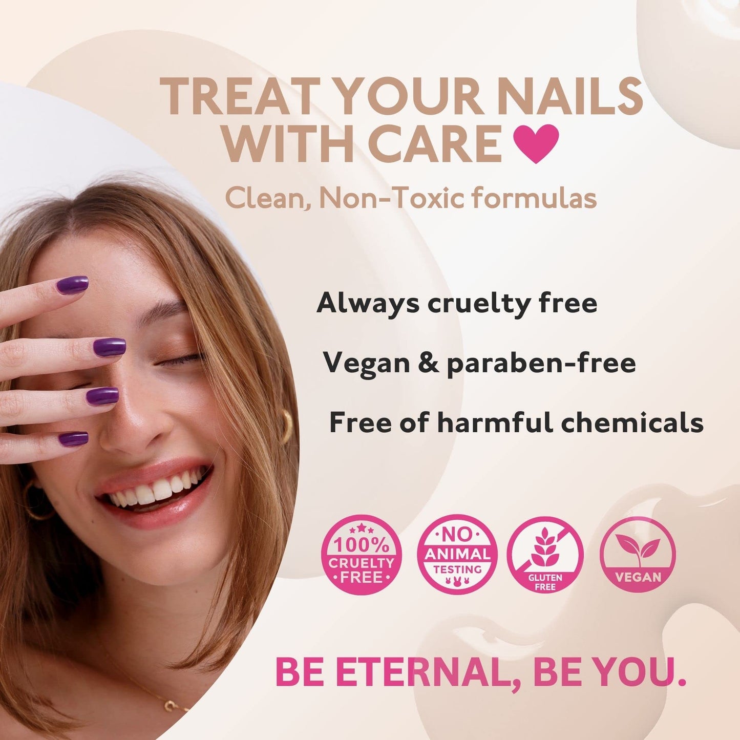 Eternal Nail Polish Set 4-Piece Kit – Call Me Boss Lady | Quick Dry, Long Lasting, Cruelty Free, Made in USA