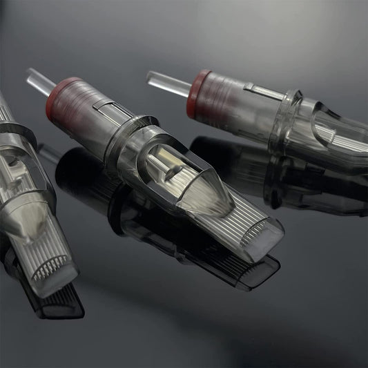 EZTAT2 EZ Tattoo Cartridges 20Pcs #12 (13RM) Standard Round/Curved Magnum for Rotary Machines