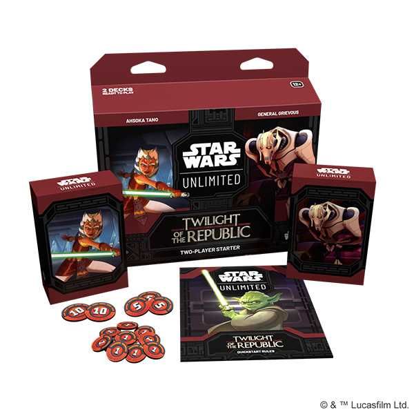 Star Wars: Unlimited Twilight of the Republic Two-Player Starter Set