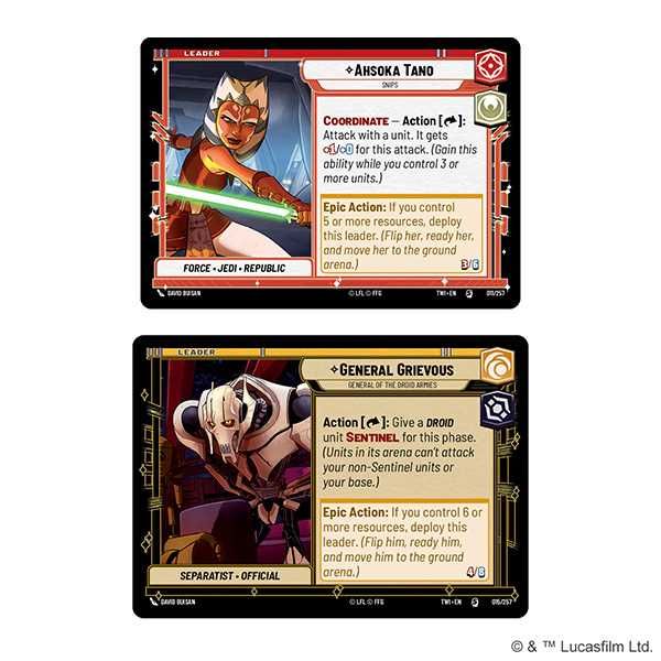 Star Wars: Unlimited Twilight of the Republic Two-Player Starter Set