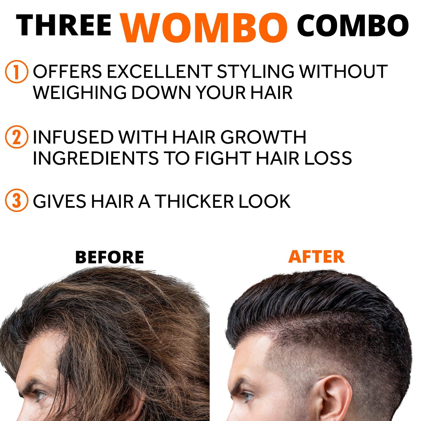 FOLLICLE BOOSTER Hair Growth Pomade – 1 Pack, Medium Hold Matte, Water-Based