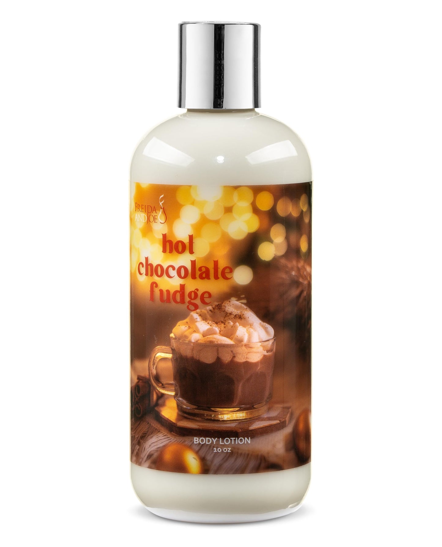Freida & Joe Hot Chocolate Fudge Body Lotion – 10oz Hydrating Lotion with Shea Butter & Vitamin E