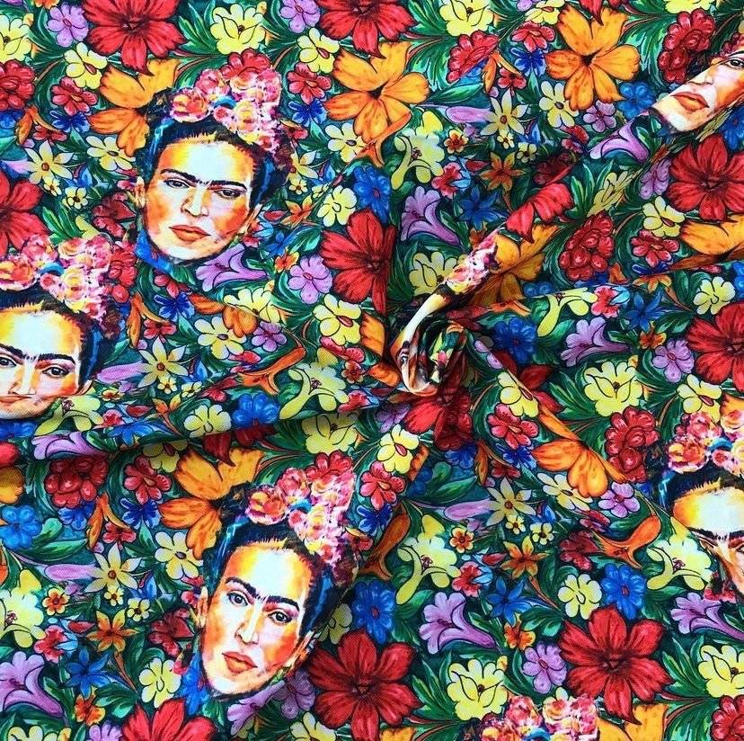 Frida Flowers Outdoor Fabric by Metre
