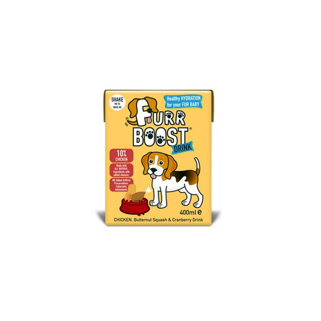 Furr Boost Chicken Butternut Squash and Cranberry Dog Drink 400ml