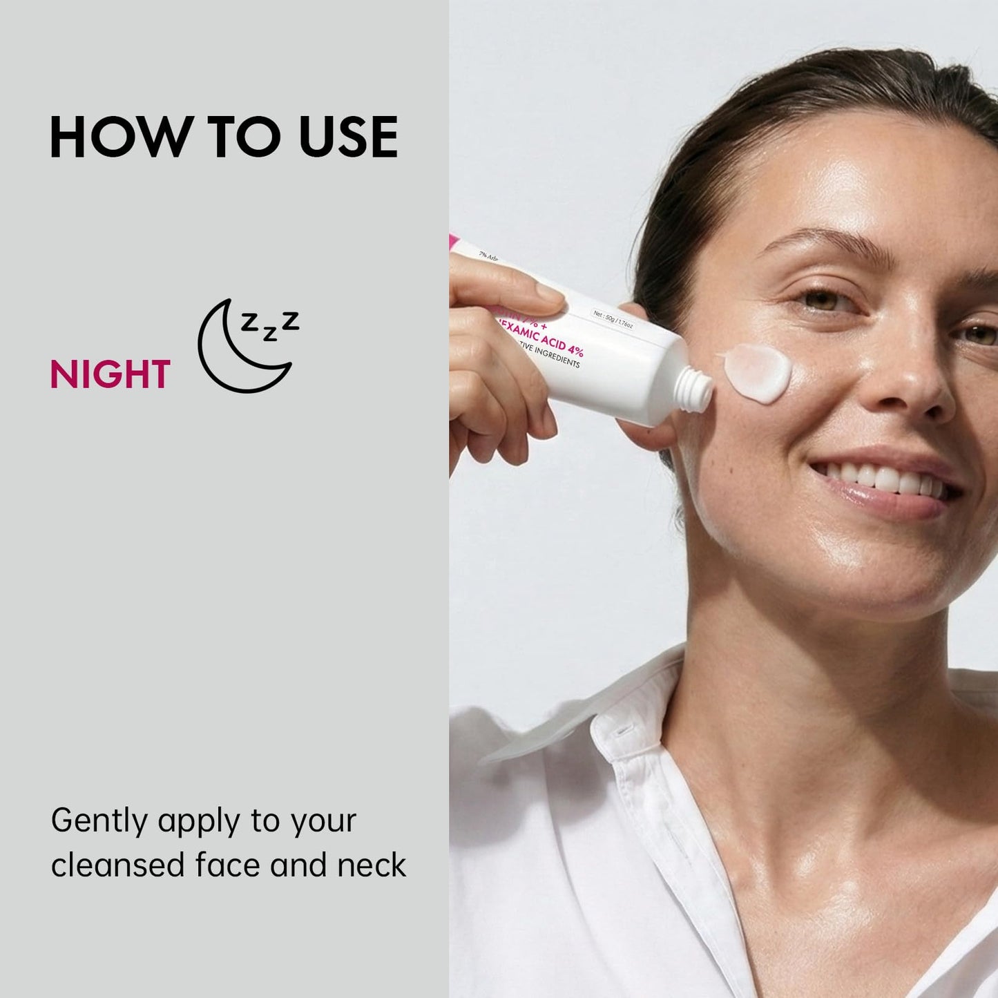 Glopink 2Pcs Arbutin 7% + Tranexamic Acid 4% Cream – Niacinamide Brightening Hydrating Moisturizer