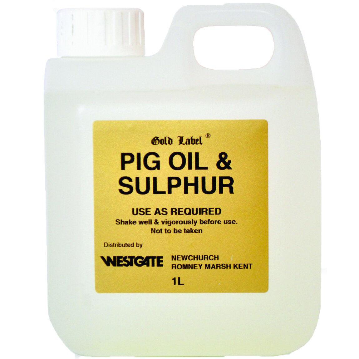 Gold Label Pig Oil & Sulphur 5L