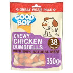 Good Boy Chewy Chicken Dumbbells, 350g