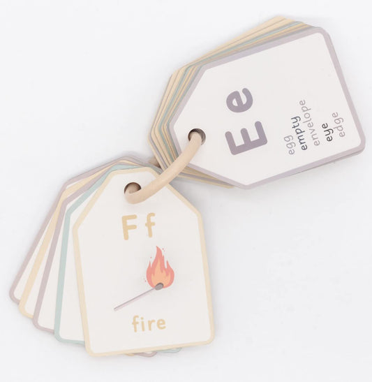 Good Ground Bible ABC Flash Cards – Preschool Alphabet & Phonics Ring Cards