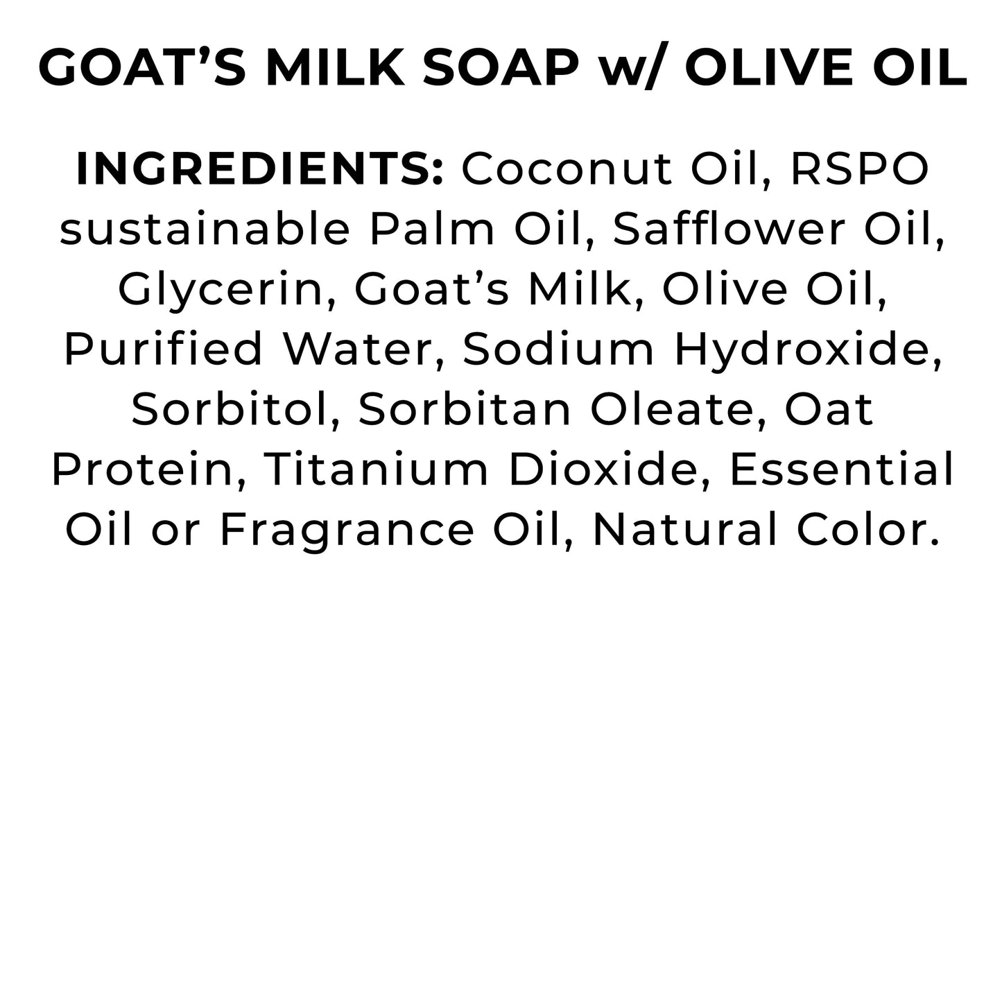 The Grecian Soap Company Goat Milk & Olive Oil Bar 3-Pack – Egyptian Musk, Made in USA