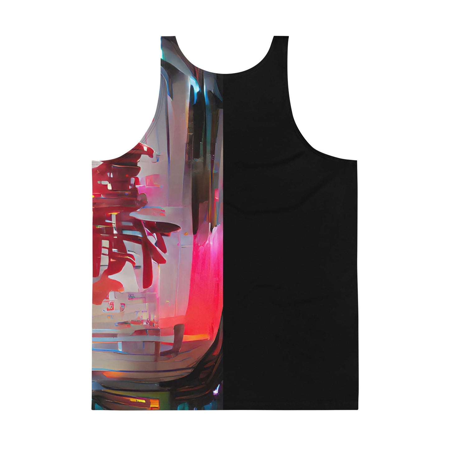 Half Black Half Báijiǔ - Mens Tank Top