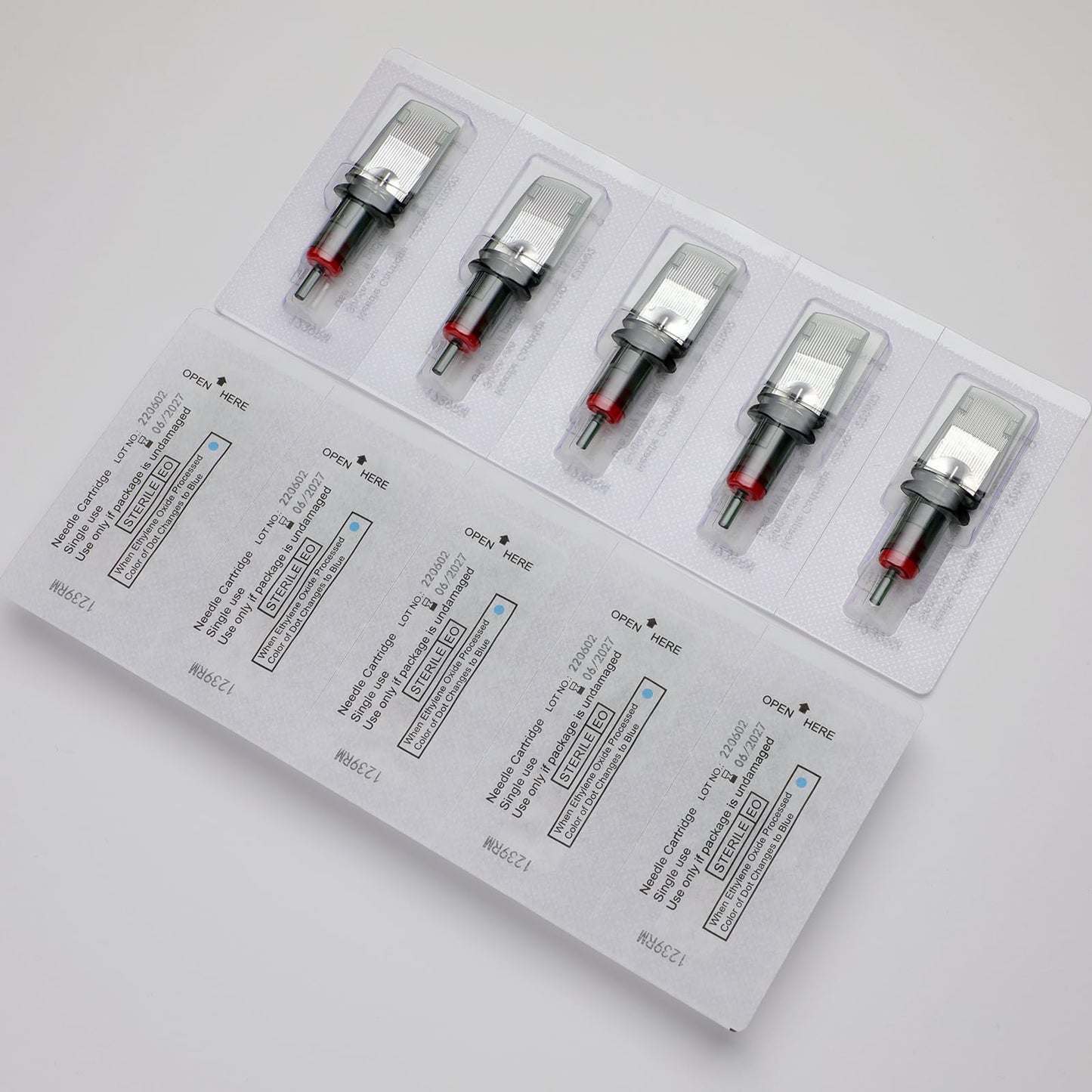 HAWINK 27RM Tattoo Needles Cartridge #12 – 0.35mm, 27 Curved/Round Magnum/Mag M-Taper, 10 pcs