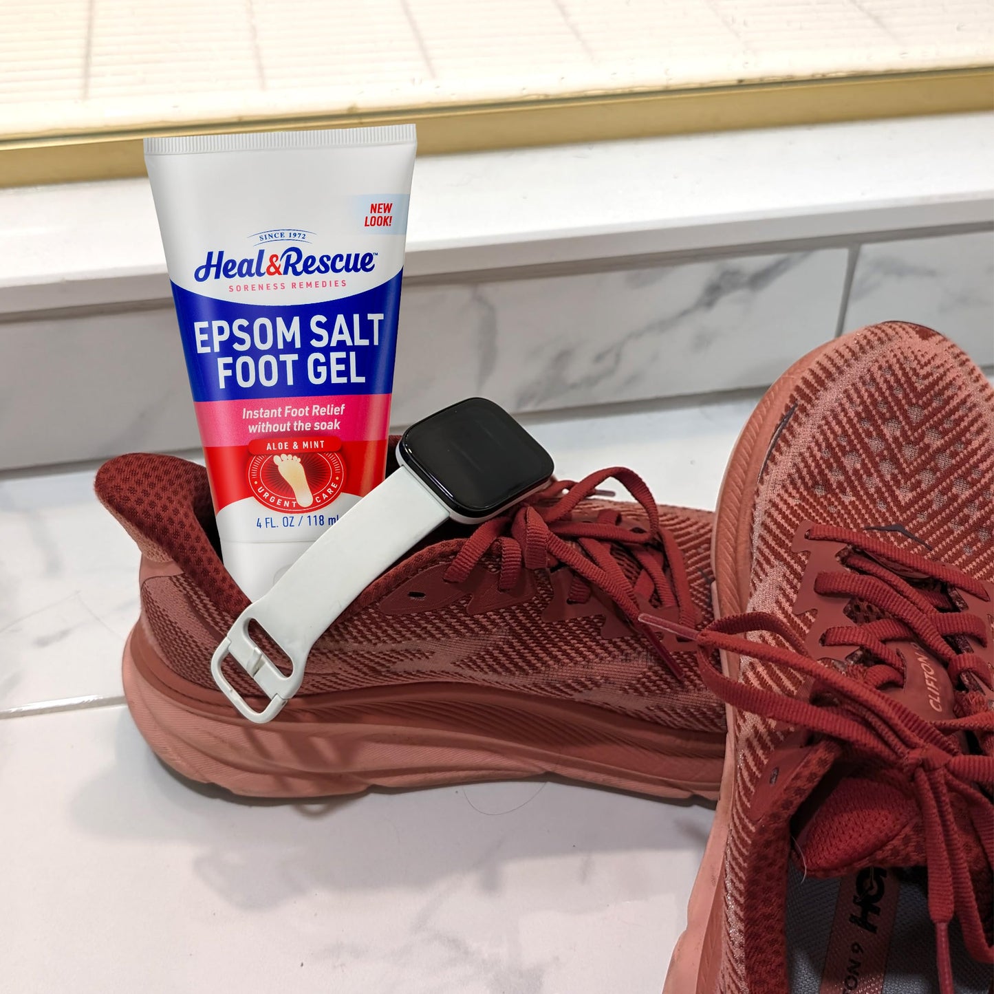 Heal&Rescue Epsom Salt Foot Gel - 4 oz for Instant Foot Relief On the Go