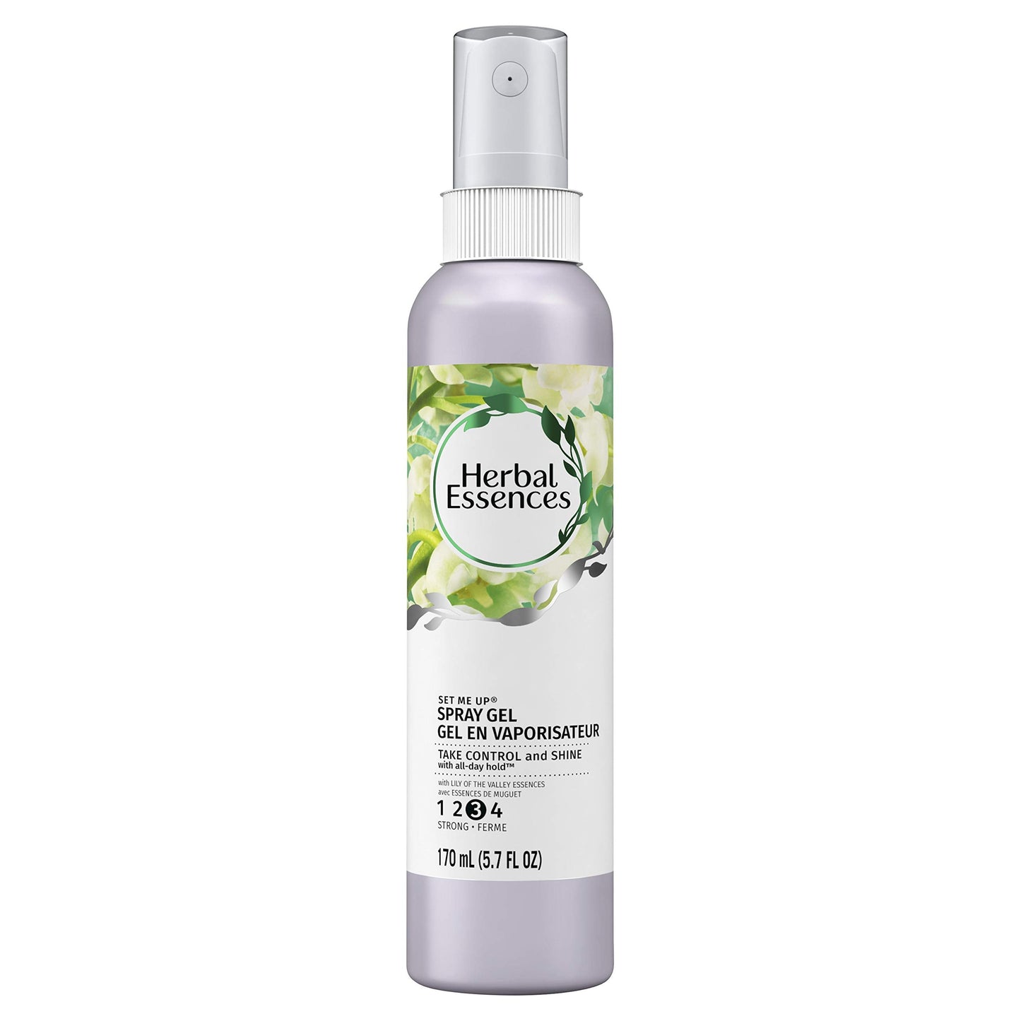 Herbal Essences Set Me Up Spray Gel – Extra Hold, Lily Bliss Scent, 5.7 oz