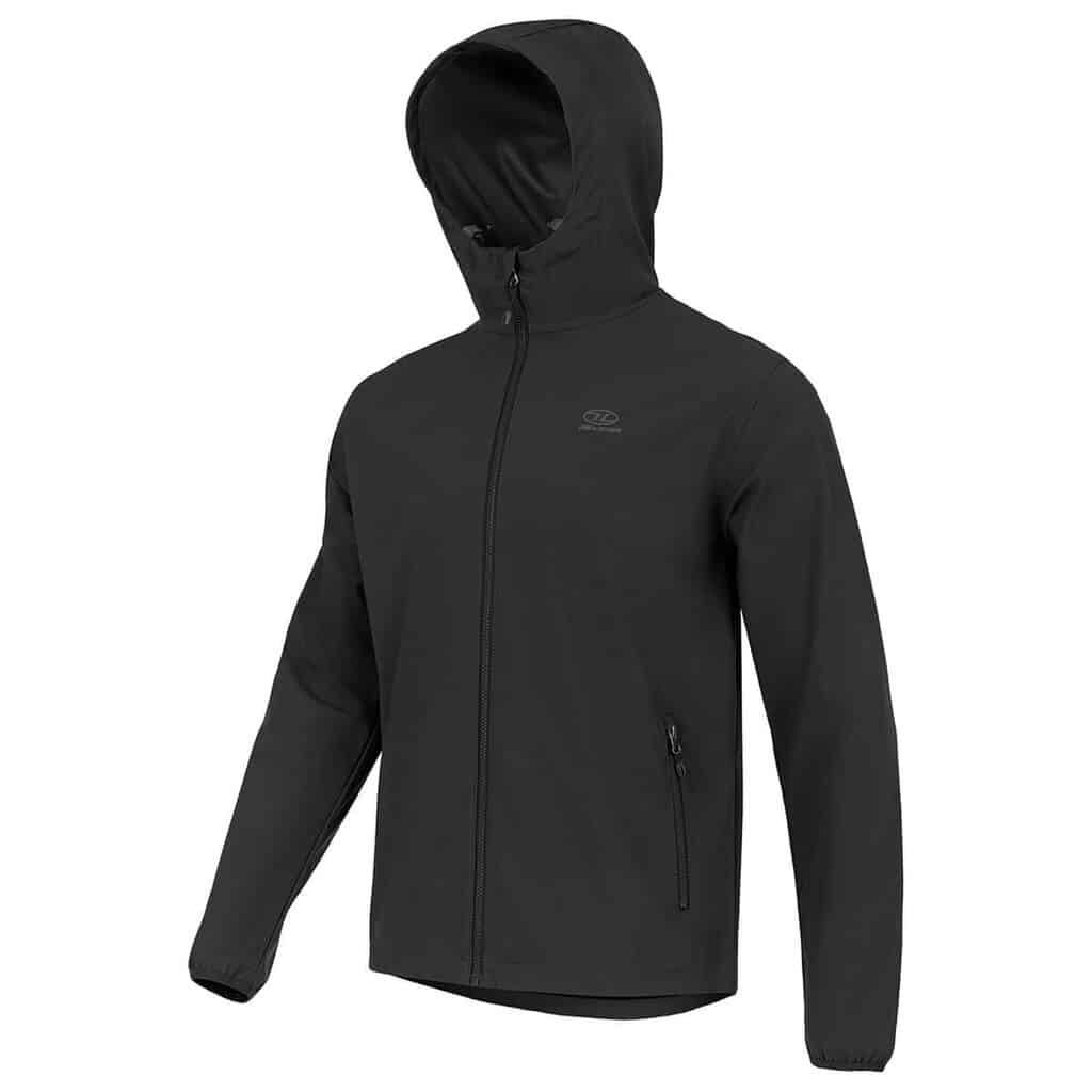 Highlander Shield Water Repellent Jacket (Grey / Black / Blue)