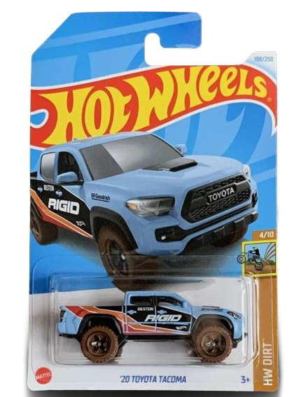 Hot Wheels 20 Toyota Tacoma Blue HW Dirt 4/10 - Die-Cast Toy Car