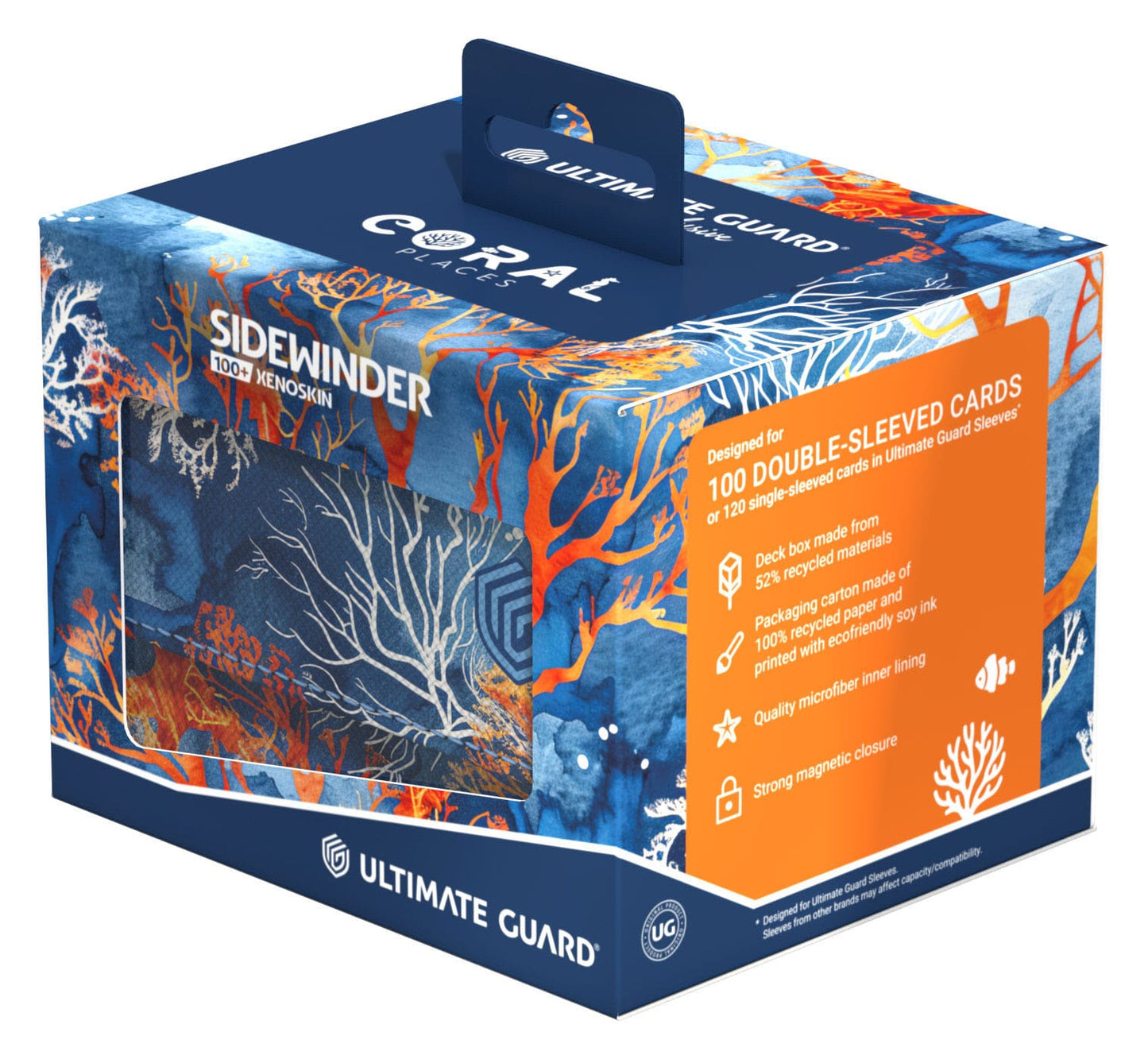 Ultimate Guard Sidewinder 100+ Xenoskin 2025 Exclusive "Coral Places" - Fiery Reef