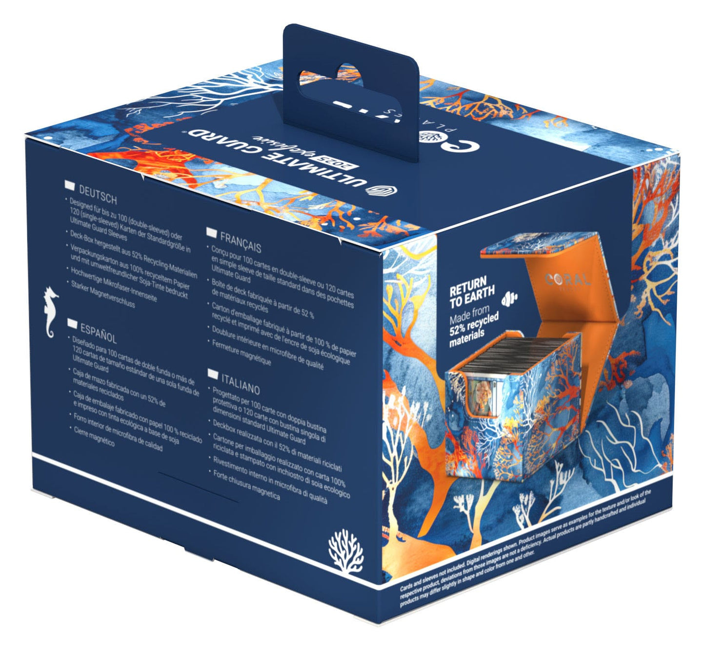 Ultimate Guard Sidewinder 100+ Xenoskin 2025 Exclusive "Coral Places" - Fiery Reef