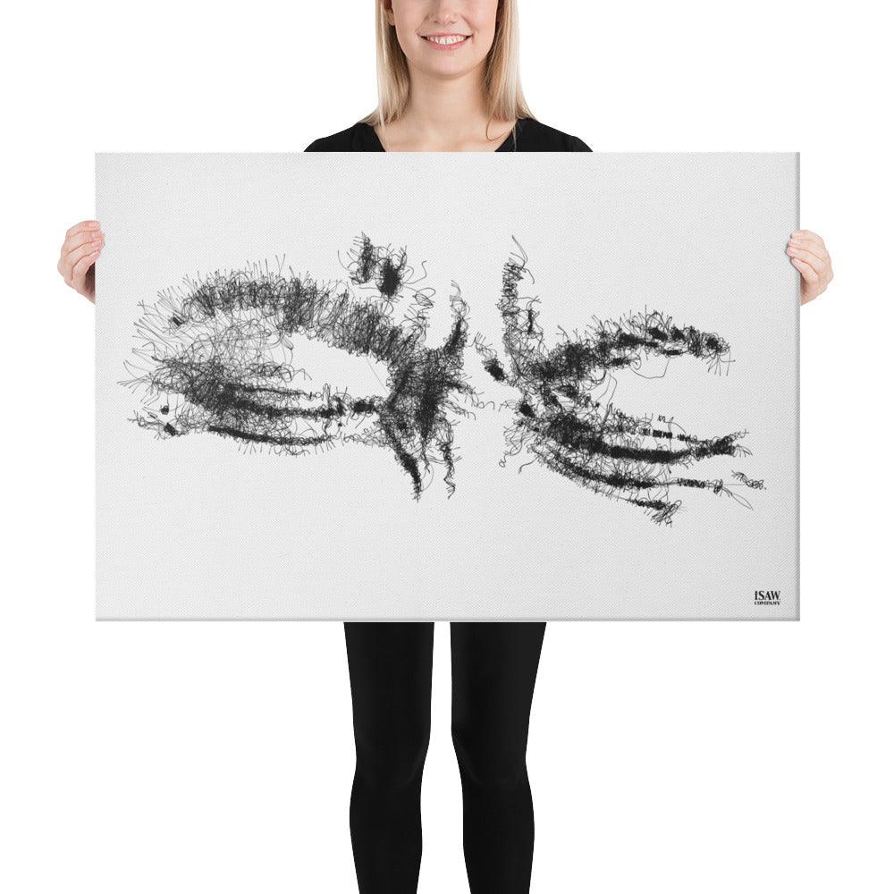 I Can’t Look - Premium Canvas Print