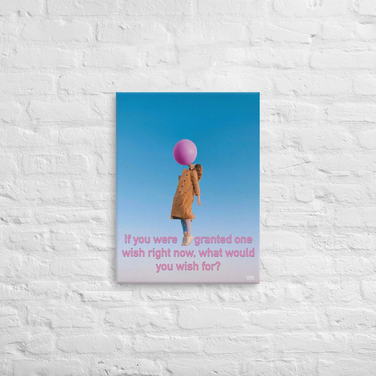 If You Were Granted One Wish - Canvas Print