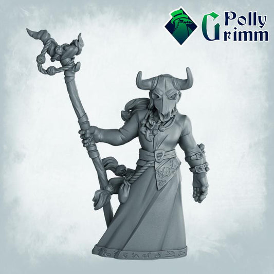 Shaman - Fantasy historic miniatures for tabletop games. 28mm / 32mm Resin Figures for RPG