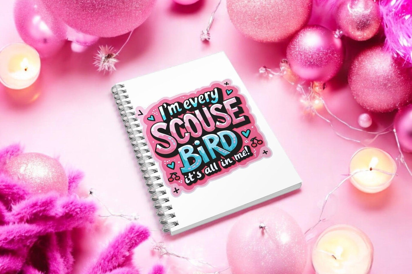 I'm Every Scouse Bird It's All In Me Lined A5 Notebook